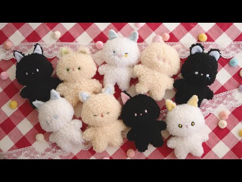 15cm animal cotton doll pattern - pear bear